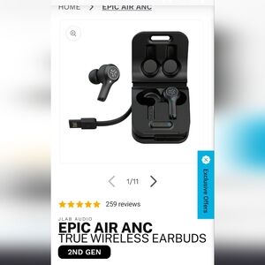 JLabs Executive Bluetooth Earbuds